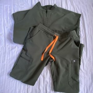 Figs Moss Scrub Set XXS/XXSP